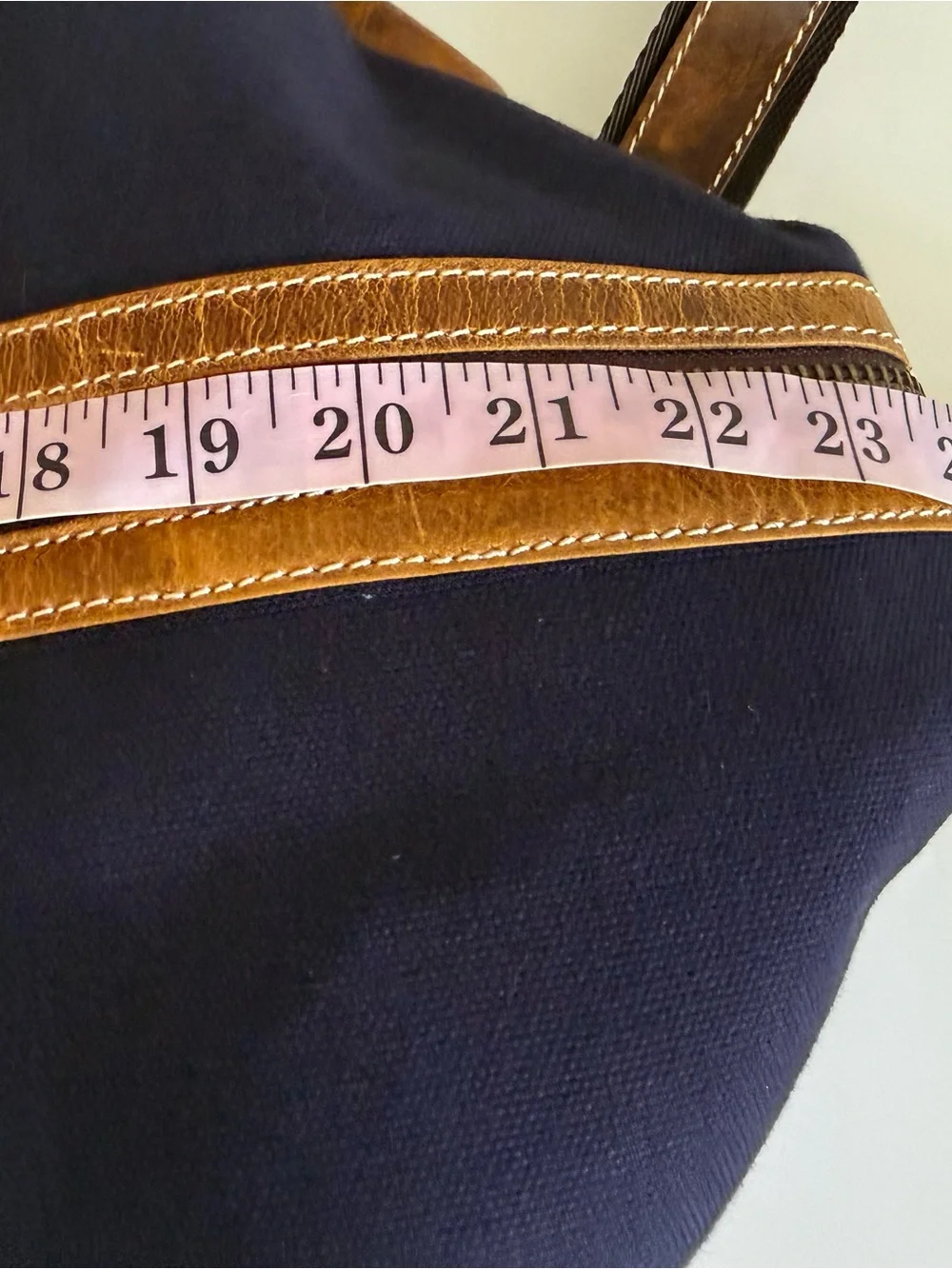 F.H Wadsworth Nylon/leather Weekender Bag